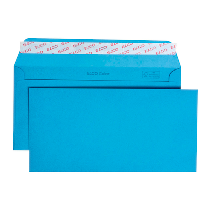 Artikelbild für ELCO Briefumschläge Color DIN lang ohne Fenster intensivblau haftklebend 250 St., Artikelnummer 288938