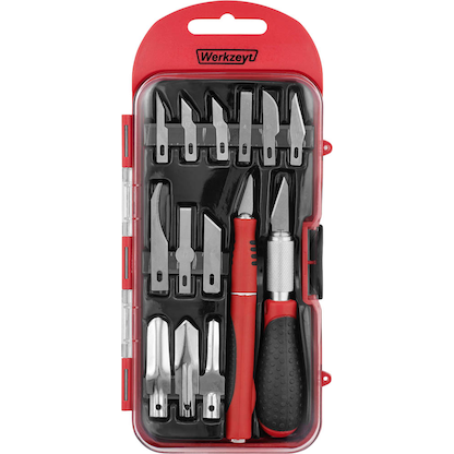 Artikelbild 24 für Werkzeyt Bastelmesser-Set rot, 1 St., Artikelnummer 407367