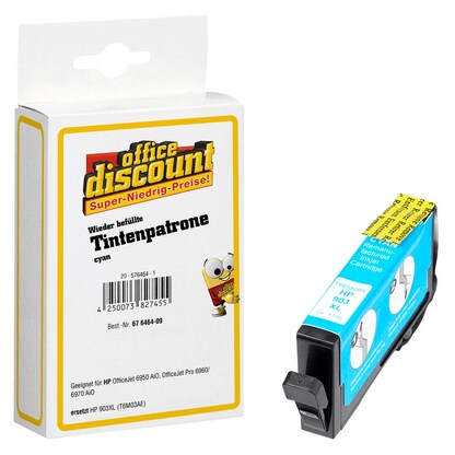 Artikelbild 15 für office discount cyan Druckerpatrone kompatibel zu HP 903XL (T6M03AE), Artikelnummer 576464
