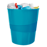 Artikelbild 1 für AKTION: LEITZ WOW Duo Colour Papierkorb 15,0 l blau mit Prämie nach Registrierung, Artikelnummer 313623