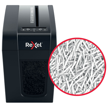Artikelbild 10 für Rexel Secure X6-SL Aktenvernichter mit Partikelschnitt P-4, 4 x 40 mm, bis 6 Blatt, schwarz, Artikelnummer 437253