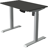Artikelbild 1 für Kerkmann Move 1 elektrisch höhenverstellbarer Schreibtisch anthrazit rechteckig, T-Fuß-Gestell silber 100,0 x 60,0 cm, Artikelnummer 287621