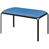 Artikelbild 1 für meet powered by PAPERFLOW Sitzbänke BISTRO BBISX2SC.06 blau Kunstleder 90,0 cm, 2 St., Artikelnummer 230249