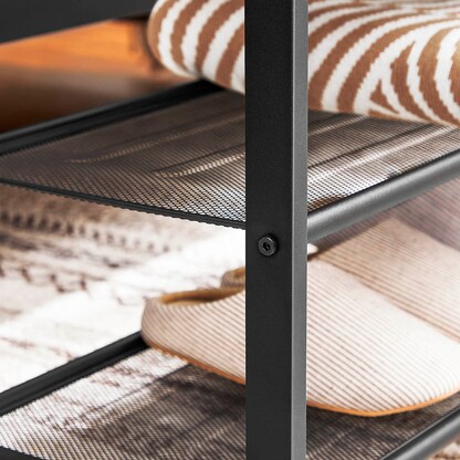 Artikelbild 5 für VASAGLE Schuhbank LBS74X braun, schwarz Holz 80,0 cm, Artikelnummer 439347