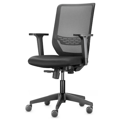 Artikelbild 3 für Trendoffice by Dauphin Bürostuhl to-sync work mesh one, 9241 SY0 A236 Stoff schwarz, Gestell schwarz, Artikelnummer 655537