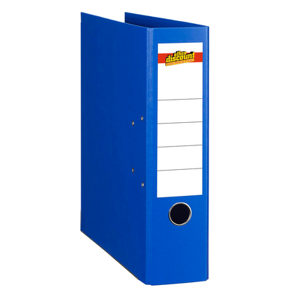Artikelbild 2 für office discount Ordner blau Kunststoff 8,0 cm DIN A4, Artikelnummer 501551