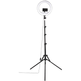 Artikelbild 1 für hama SpotLight Steady 120 II LED-Ringlicht mit Stativ schwarz 10 Watt, Artikelnummer 825792