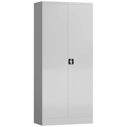 Artikelbild 2 für ClassiX Metallschrank X-530330 lichtgrau 80,0 x 38,0 x 180,0 cm, aufgebaut, Artikelnummer 184404