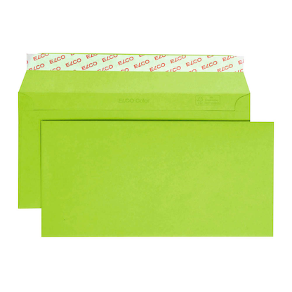 Artikelbild für ELCO Briefumschläge Color DIN lang ohne Fenster intensivgrün haftklebend 250 St., Artikelnummer 288953