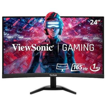 Artikelbild 2 für ViewSonic VX2418C Curved Monitor 60,0 cm (24,0 Zoll) schwarz, Artikelnummer 540274