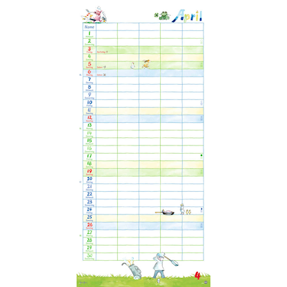 Artikelbild 5 für Heye Familienkalender Helme Heine 2026, Artikelnummer 551547