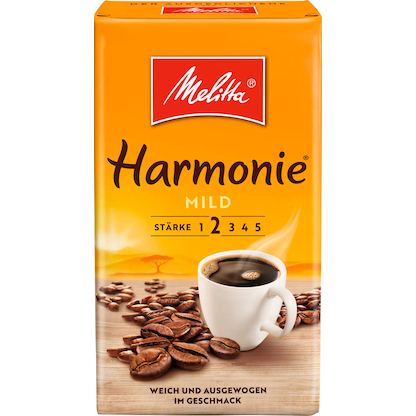 Artikelbild für Melitta Harmonie MILD Kaffee, gemahlen, mild, 500,0 g, Artikelnummer 192385
