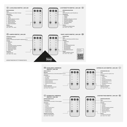 Artikelbild 5 für Idena NewTec 200er LED Lichterkette grün 27,9 m, Artikelnummer 761686