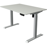 Artikelbild 1 für Kerkmann Move 1 elektrisch höhenverstellbarer Schreibtisch lichtgrau rechteckig, T-Fuß-Gestell silber 120,0 x 80,0 cm, Artikelnummer 287643
