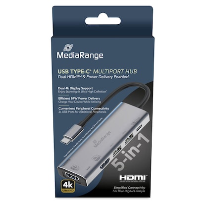 Artikelbild 2 für MediaRange Multiport-Adapter MRCS511, Artikelnummer 451639