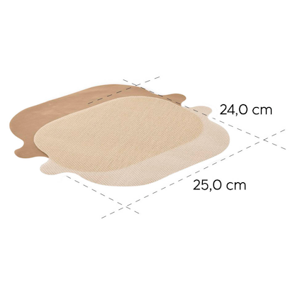 Artikelbild 2 für xavax® Dauerbackfolie für Heißluftfritteuse quadratisch 2 St., Artikelnummer 719699