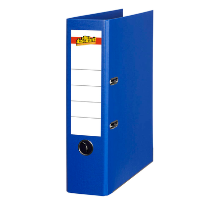Artikelbild 5 für office discount Ordner blau Kunststoff 8,0 cm DIN A4, Artikelnummer 501551