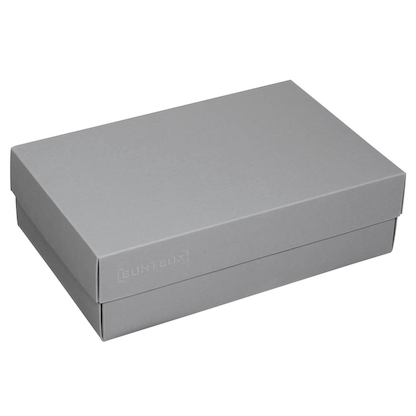 Artikelbild 2 für 2 BUNTBOX L Geschenkboxen 3,6 l grau 26,6 x 17,2 x 7,8 cm, Artikelnummer 303901