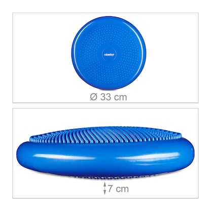 Artikelbild 4 für relaxdays Balance-Kissen blau, Artikelnummer 442461