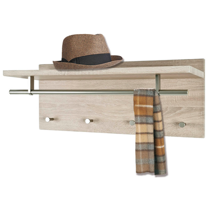 Artikelbild 21 für HAKU Möbel Wandgarderobe 42017 braun Holz 4 Haken 75,0 x 30,0 cm, Artikelnummer 552442