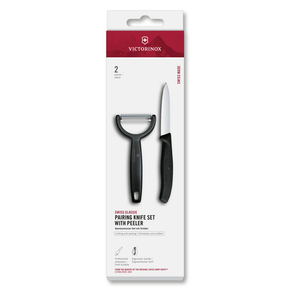 Artikelbild 24 für VICTORINOX Küchenmesser + Sparschäler Swiss Classic silber, schwarz, 1 Set, Artikelnummer 637118