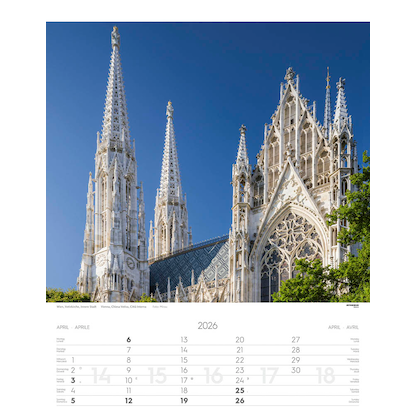 Artikelbild 5 für ATHESIA TAPPEINER Monats-Wandkalender Österreich 2026, Artikelnummer 554141