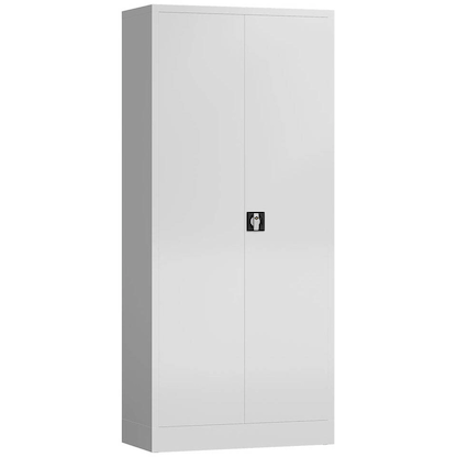 Artikelbild 2 für ClassiX Metallschrank X-530337 signalweiß 80,0 x 38,0 x 180,0 cm, aufgebaut, Artikelnummer 184436