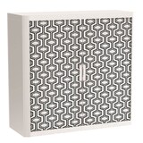 Artikelbild 1 für PAPERFLOW easyOffice Vintage Rollladenschrank 60900 2 Fachböden 110,0 x 41,5 x 104,0 cm, Artikelnummer 210516