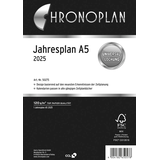Artikelbild 1 für CHRONOPLAN Kalendereinlage 2025 Jahresplan A5, Artikelnummer 354290