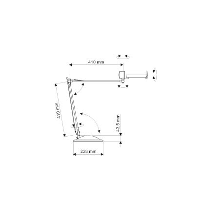 Artikelbild 6 für MAUL MAULoffice LED-Schreibtischlampe silber 9,5 W, Artikelnummer 547877