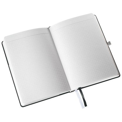Artikelbild 4 für LEITZ Notizbuch DIN A6 kariert, satin schwarz Hardcover 160 Seiten, Artikelnummer 290135