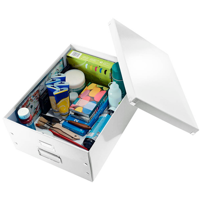 Artikelbild 2 für AKTION: LEITZ Click & Store Aufbewahrungsbox 36,0 l weiß 36,9 x 48,2 x 20,0 cm mit Prämie nach Registrierung, Artikelnummer 682815