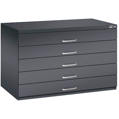 Artikelbild 4 für CP 7100 Planschrank schwarzgrau 5 Schubladen 110,0 x 76,5 x 76,0 cm, Artikelnummer 682068