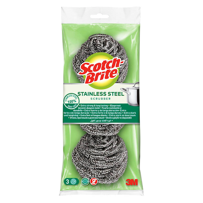 Artikelbild 24 für Scotch-Brite Stainless Steel Topfreiniger, 3 St., Artikelnummer 532743