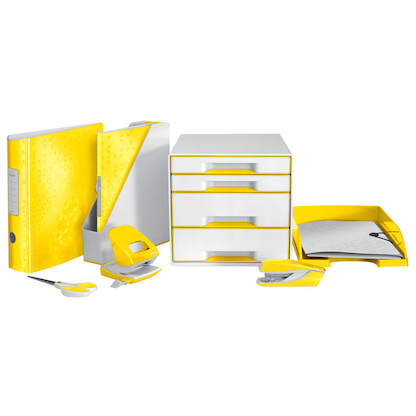 Artikelbild 3 für AKTION: LEITZ WOW Sichtbuch DIN A4, 40 Hüllen gelb-metallic, 1 St. mit Prämie nach Registrierung, Artikelnummer 906680