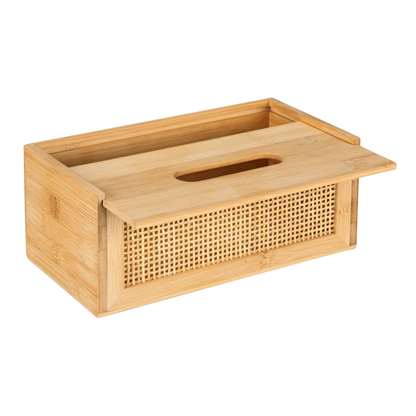 Artikelbild 4 für WENKO Taschentuchbox 25607100 braun Bambus/Rattan, Artikelnummer 808177