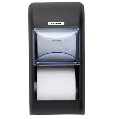 Artikelbild 3 für KATRIN Toilettenpapierspender 104452 schwarz Kunststoff, Artikelnummer 865164