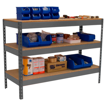 Artikelbild für Simonrack Werkbank SIMONWORK BASIC 3 silber 150,0 x 75,0 x 90,0 cm, Artikelnummer 980906