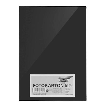 Artikelbild 4 für folia Fotokarton schwarz 300 g/qm 50 Blatt, Artikelnummer 132757