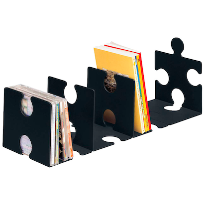 Artikelbild 4 für 2 HAN Buchstützen PUZZLE schwarz 12,3 x 14,2 x 17,1 cm, Artikelnummer 171502