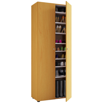 Artikelbild für VCM my home Schuhschrank Vandol I, 913072 buche 8 Fachböden 71,0 x 37,0 x 180,0 cm, Artikelnummer 387725