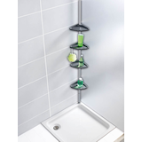 Artikelbild 1 für WENKO Teleskop-Duschregal Compact silber 26,0 x 19,5 x 78,0-275,0 cm, Artikelnummer 804282