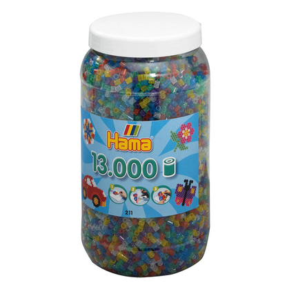 Artikelbild 2 für Hama® Bügelperlen mehrfarbig, Glitzer 13.000 St., Artikelnummer 192037