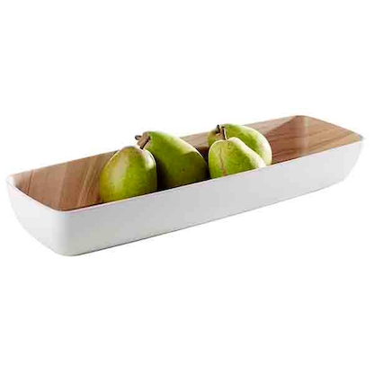 Artikelbild 6 für APS Schale FRIDA weiß/braun 3,65 l, Artikelnummer 193827