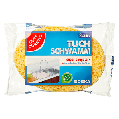 Artikelbild 4 für GUT&GÜNSTIG Schwammtücher Naturfaser, 3 St., Artikelnummer 987964