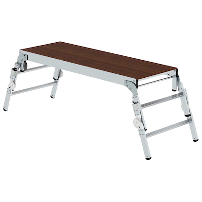 Artikelbild für MUNK Arbeitsplattform 30414 höhenverstellbar silber 2x 2 Stufen, H: 73,0 cm, Artikelnummer 593758