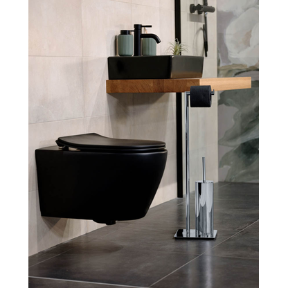 Artikelbild 4 für WENKO WC-Garnitur Recco chrom Metall, Artikelnummer 812224