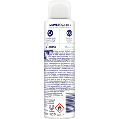 Artikelbild 2 für Rexona 48h Cotton Dry Deo-Spray 150 ml, Artikelnummer 921993