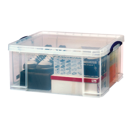 Artikelbild 6 für Really Useful Box Aufbewahrungsbox 64,0 l transparent 71,0 x 44,0 x 31,0 cm, Artikelnummer 253948