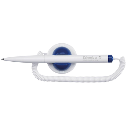 Artikelbild 8 für Schneider Kugelschreiber Klick-Fix-Pen weiß, Schreibfarbe: blau, 1 St., Artikelnummer 553014